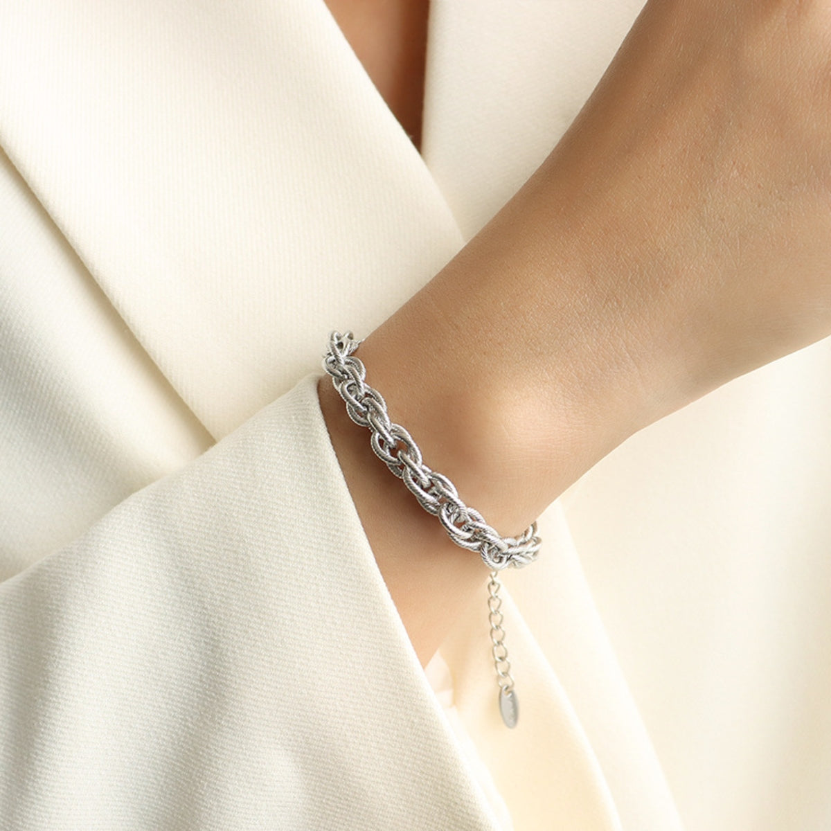 Titanium Steel Chain Bracelet - Elegant 21