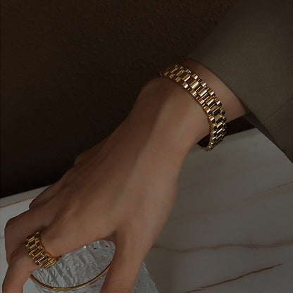 Titanium Steel Chain Bracelet - Elegant 21