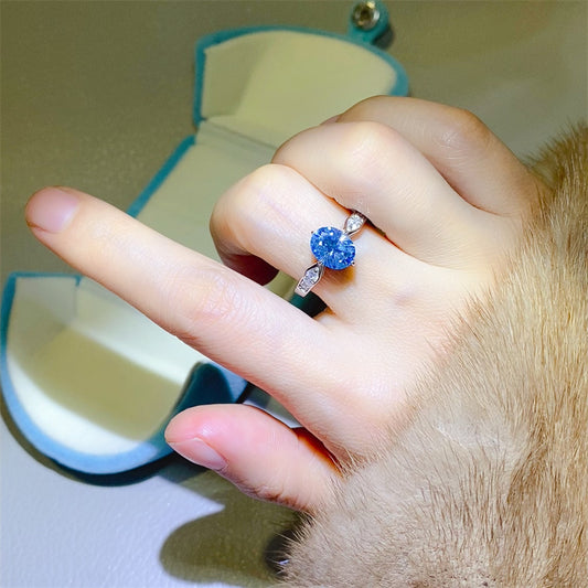 2 Carat Moissanite 925 Sterling Silver Ring - Elegant 21