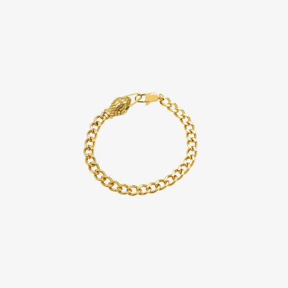 Snake Head Chain Titanium Steel Bracelet - Elegant 21