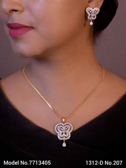 CZ Pendants with earrings - Elegant 21